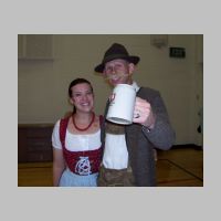 Brother and Sister Clark at the 2009  Halloween Party at the Church. He is German descent.jpg